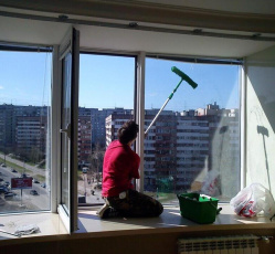 Мытье окон в однокомнатной квартире Луховицы